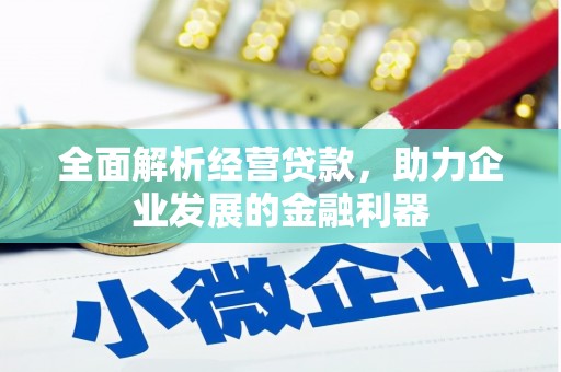 三门峡全面解析经营贷款，助力企业发展的金融利器