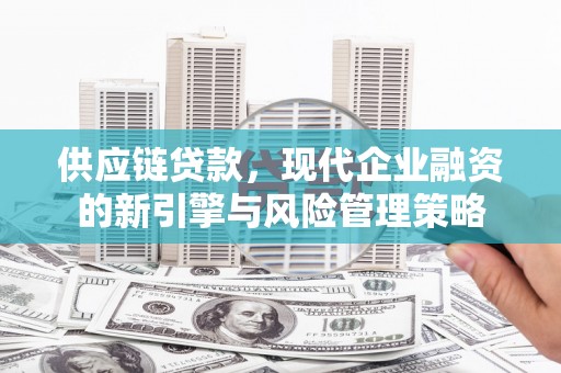 三门峡供应链贷款，现代企业融资的新引擎与风险管理策略