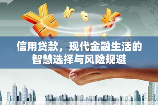 三门峡信用贷款，现代金融生活的智慧选择与风险规避