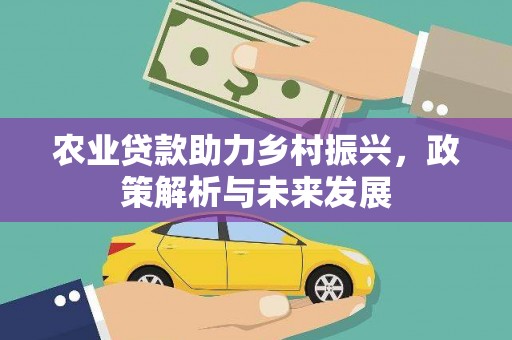 三门峡农业贷款助力乡村振兴，政策解析与未来发展