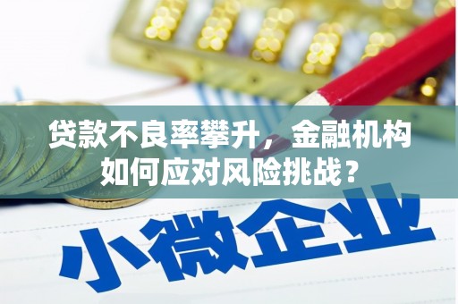 三门峡贷款不良率攀升，金融机构如何应对风险挑战？