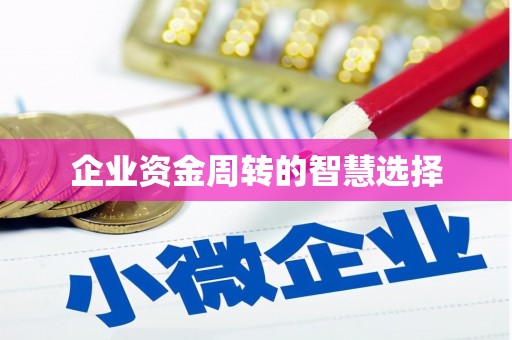 三门峡企业资金周转的智慧选择