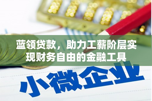 三门峡蓝领贷款，助力工薪阶层实现财务自由的金融工具
