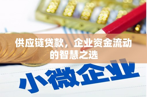 三门峡供应链贷款，企业资金流动的智慧之选