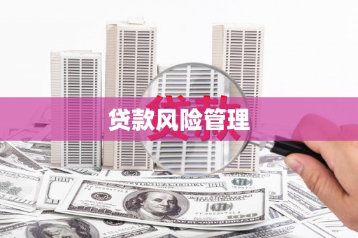 三门峡贷款风险管理