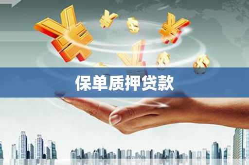 三门峡保单质押贷款