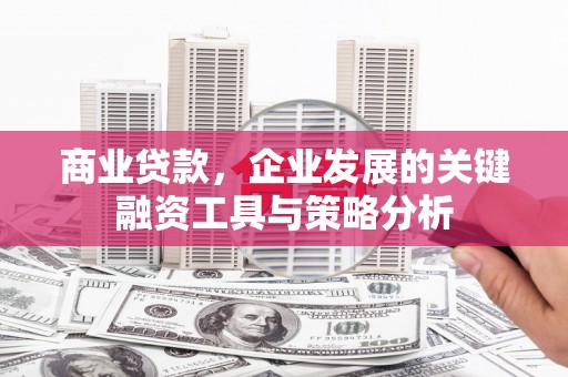 三门峡商业贷款，企业发展的关键融资工具与策略分析