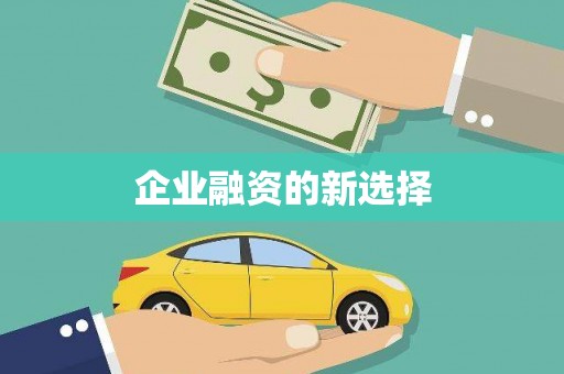 三门峡企业融资的新选择