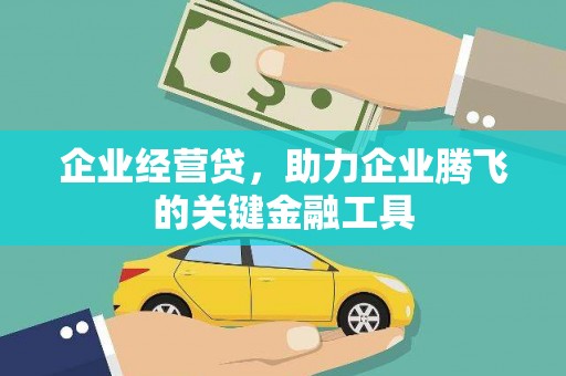 三门峡企业经营贷，助力企业腾飞的关键金融工具