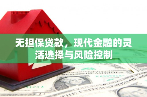 三门峡无担保贷款，现代金融的灵活选择与风险控制