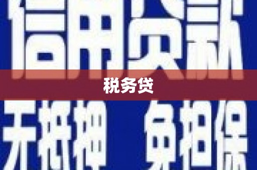 三门峡税务贷