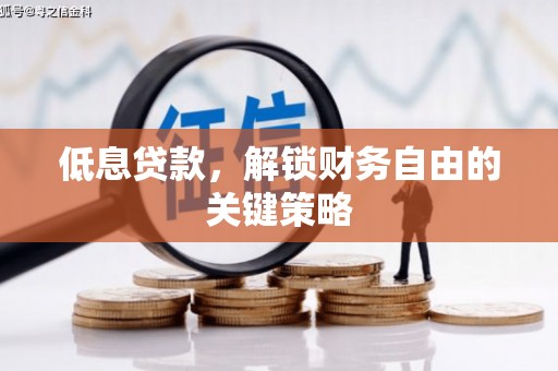 三门峡低息贷款，解锁财务自由的关键策略