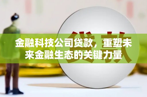 三门峡金融科技公司贷款，重塑未来金融生态的关键力量
