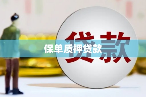 三门峡保单质押贷款