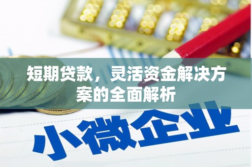 三门峡短期贷款，灵活资金解决方案的全面解析