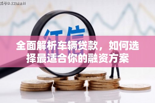 三门峡全面解析车辆贷款，如何选择最适合你的融资方案
