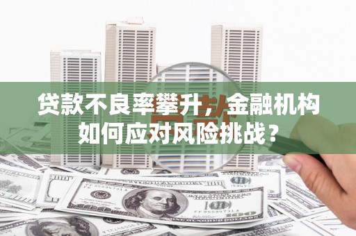 三门峡贷款不良率攀升，金融机构如何应对风险挑战？