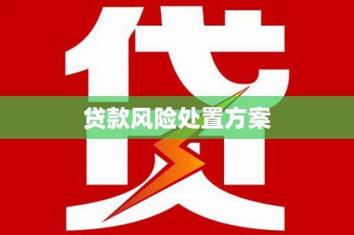 三门峡贷款风险处置方案