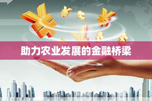 三门峡助力农业发展的金融桥梁