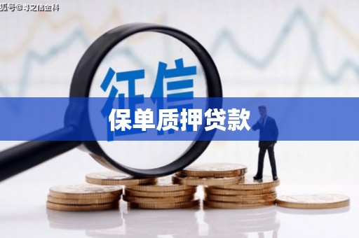 三门峡保单质押贷款