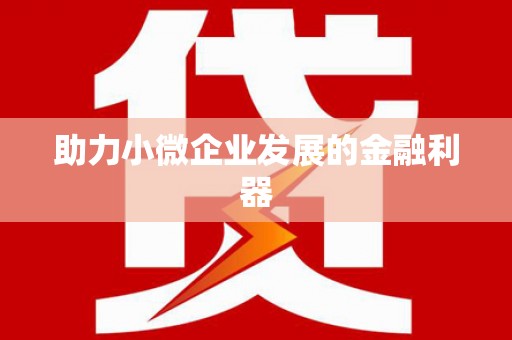 三门峡助力小微企业发展的金融利器